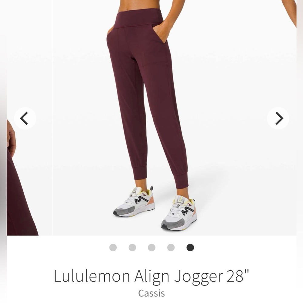 Lululemon Align Jogger 28” Cassis